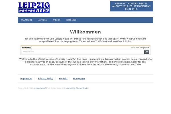 Minimize theme site design template sample