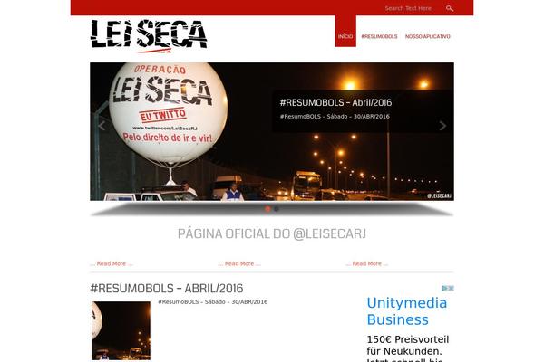 Small Business theme site design template sample