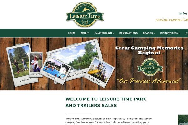 leisuretime.ca site used Leisuretime