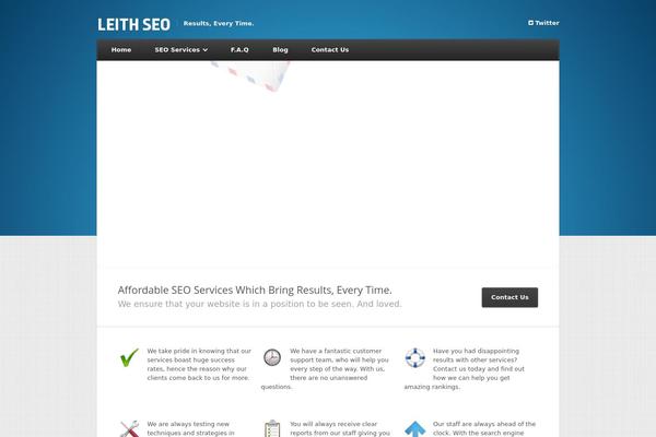 Nexus theme site design template sample