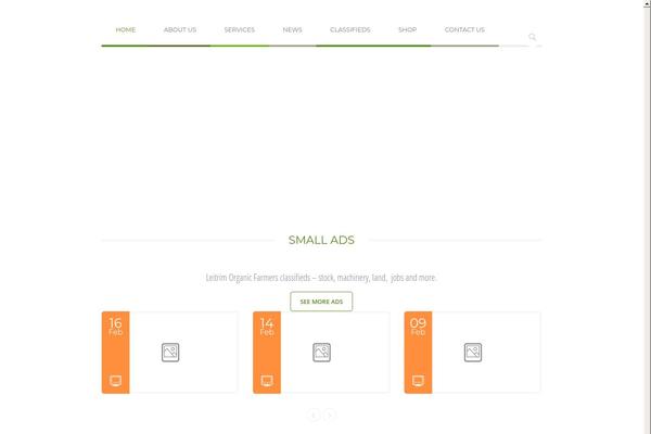 Agrofields theme site design template sample