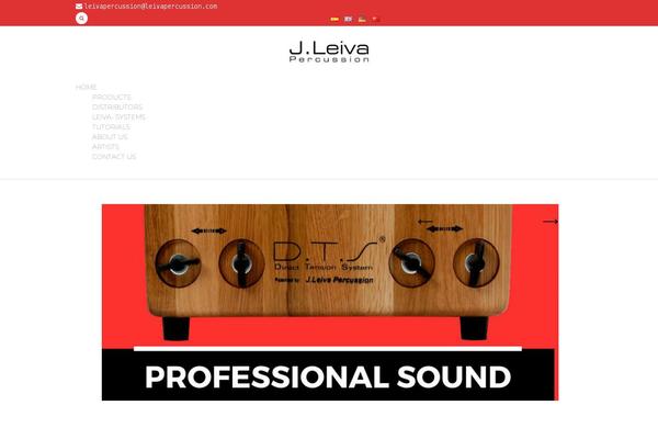 leivapercussion.com site used Energico