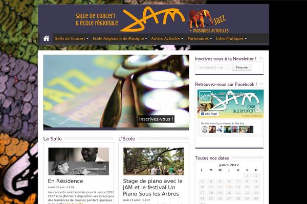 Site using Compact WP Audio Player plugin