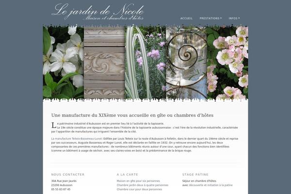 lejardindenicole.com site used Dandelion_v2.3