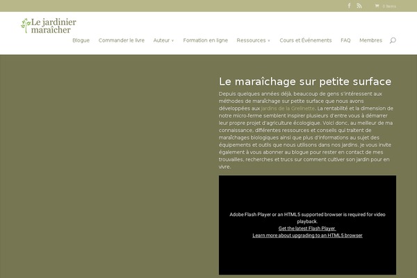 lejardiniermaraicher.com site used Webloft-hello
