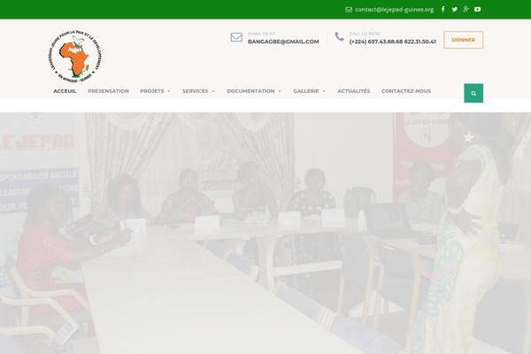 lejepad-guinee.org site used Helpinghands-child