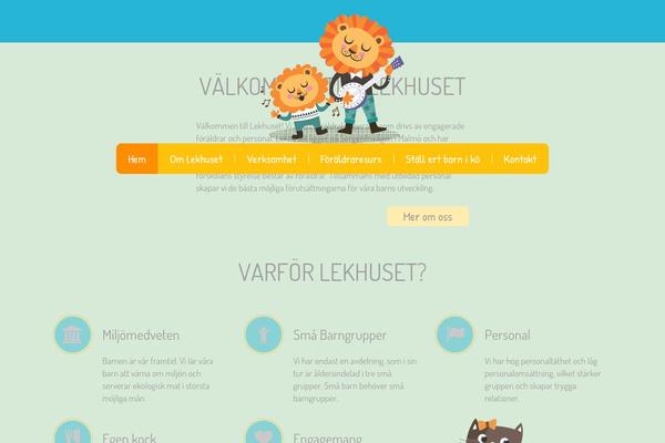 Kiddy theme site design template sample