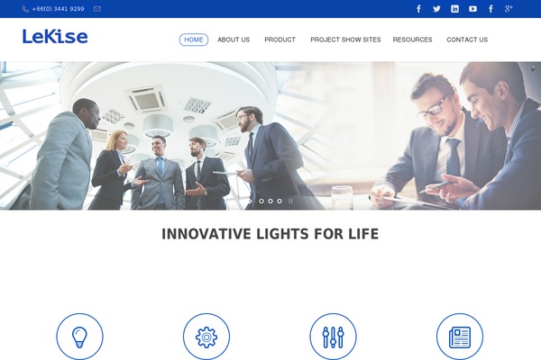 Novus theme site design template sample
