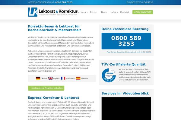 Sterling Child theme site design template sample