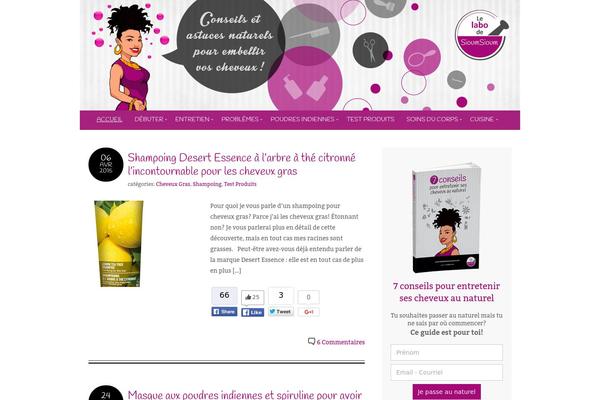 Adelle theme site design template sample