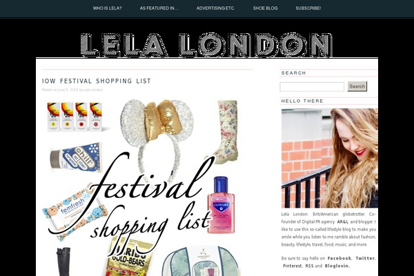lelalondon.com site used Glitche