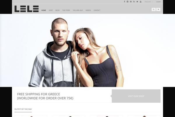 Blaszok eCommerce Theme theme site design template sample