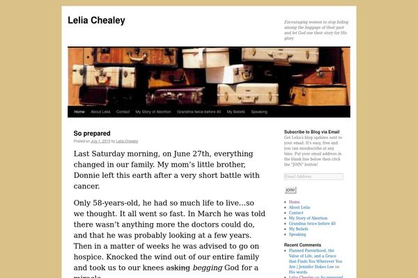 Twenty Ten theme site design template sample