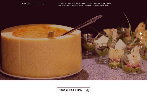 Haven theme site design template sample