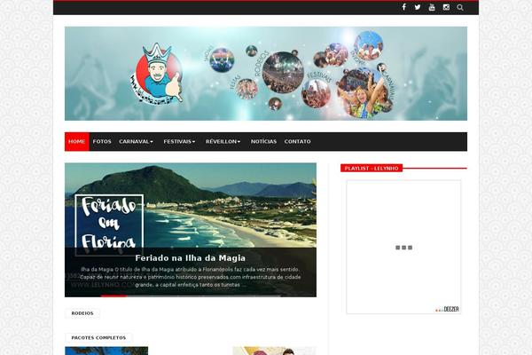 Magic Mag theme site design template sample
