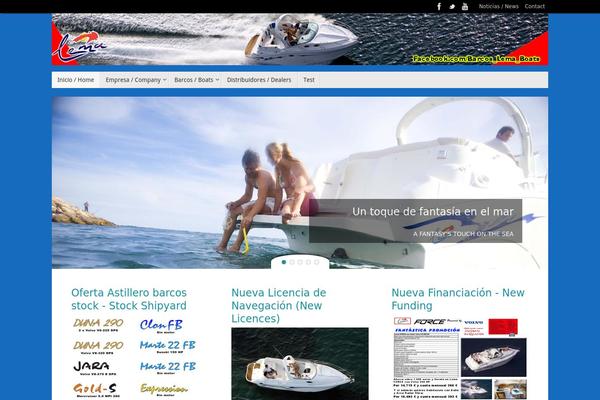 Tempera theme site design template sample