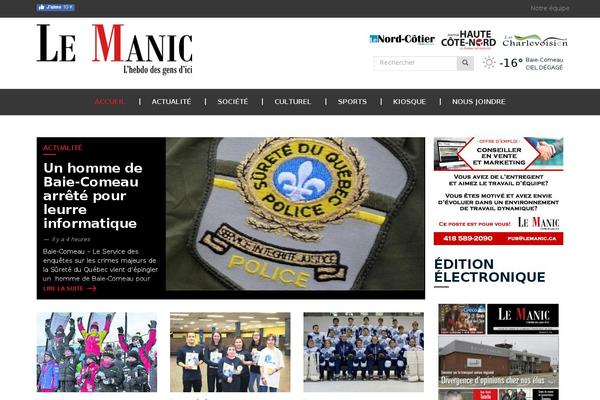 lemanic.ca site used Eznewzsite
