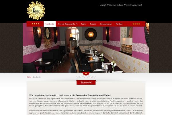 The Restaurant theme site design template sample