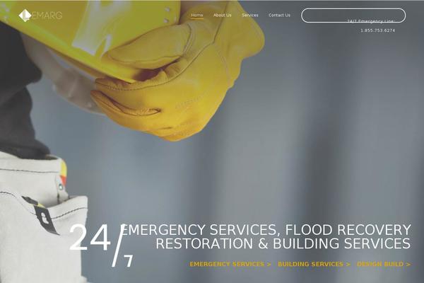 Fluid theme site design template sample