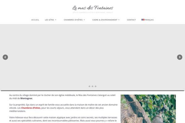 Passenger theme site design template sample