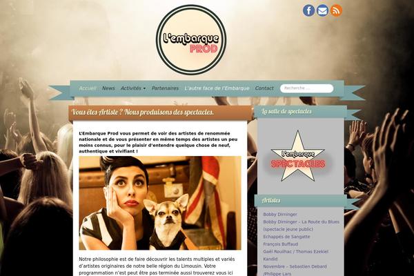 iRibbon theme site design template sample