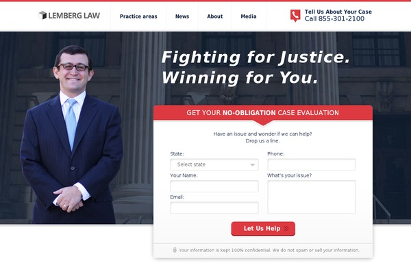 lemberglaw.com site used Lemberglaw