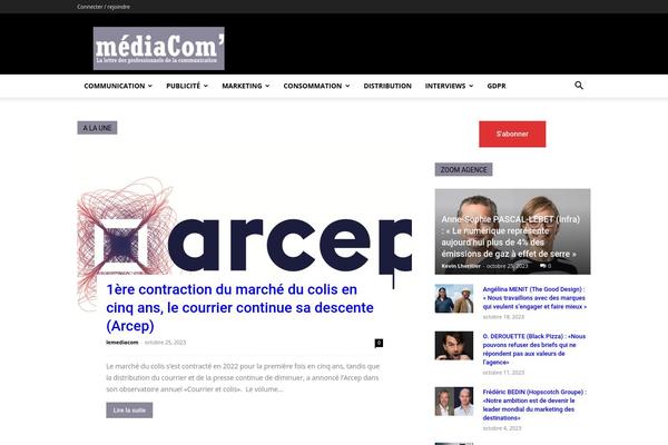 Newspaper Child theme site design template sample
