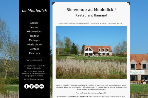 Eatery theme site design template sample