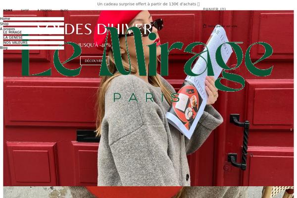 lemirageparis.com site used Juliette-child