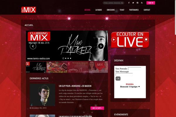 Remix theme site design template sample
