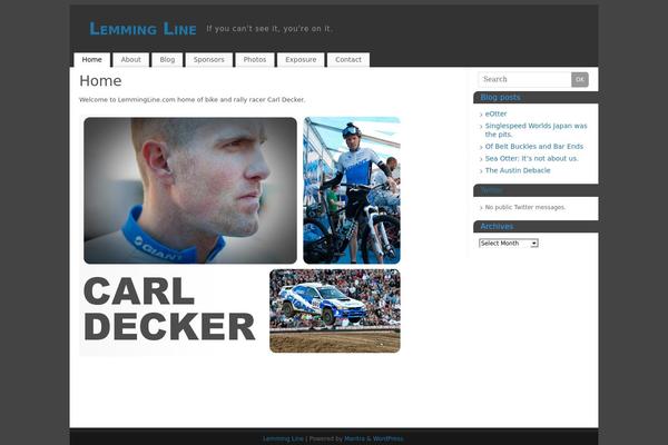 Site using Embed Facebook plugin