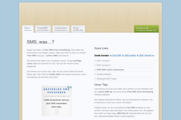 lemon-sms.de site used V3