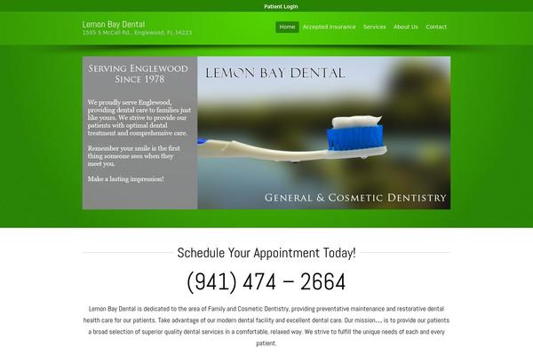 Flare theme site design template sample