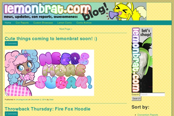 Site using Webcomic plugin