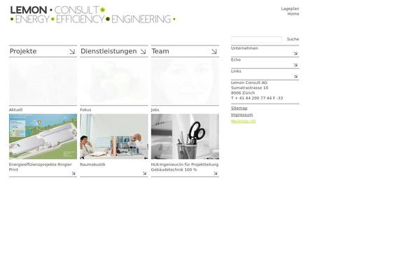 Lemon theme site design template sample