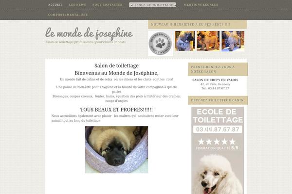 lemondedejosephine.com site used Fabric