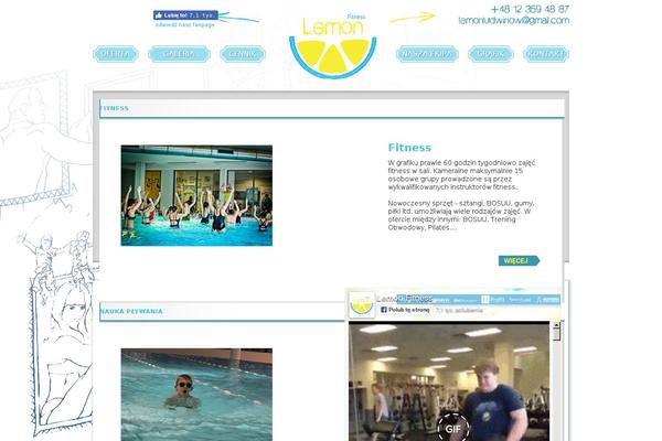 Lemon theme site design template sample