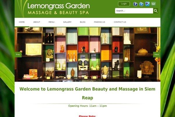 Spa theme site design template sample