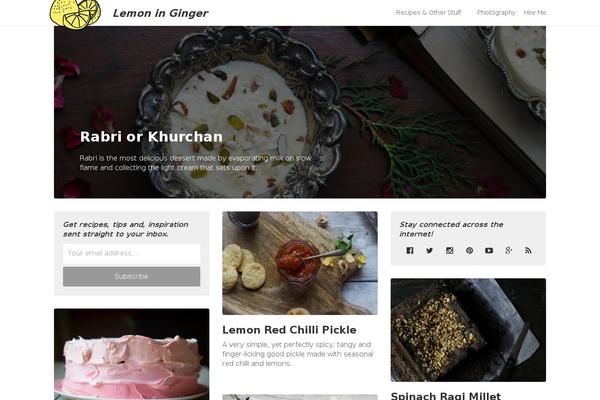 TinySalt theme site design template sample