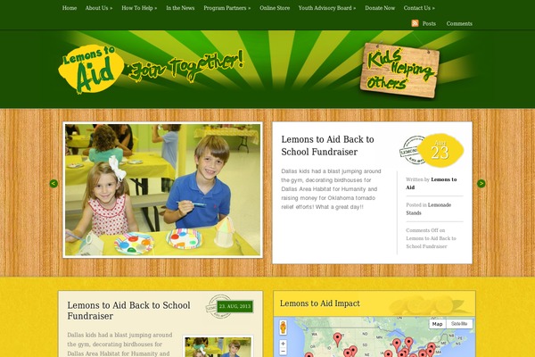 Postcard theme site design template sample
