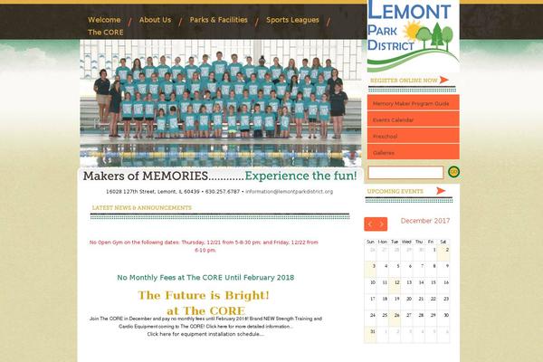 Site using news announcement scroll plugin