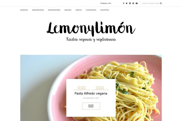 Yummy Recipe theme site design template sample