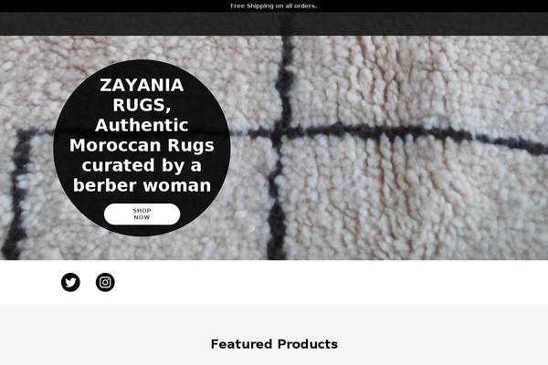 Athena theme site design template sample