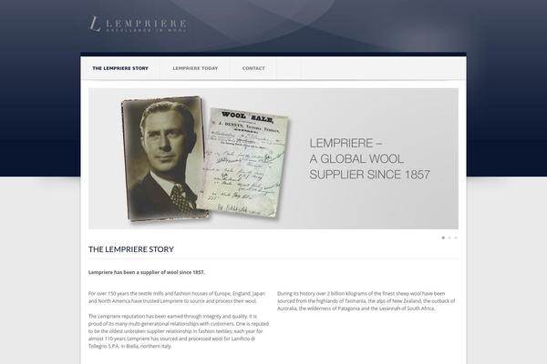 Default theme site design template sample