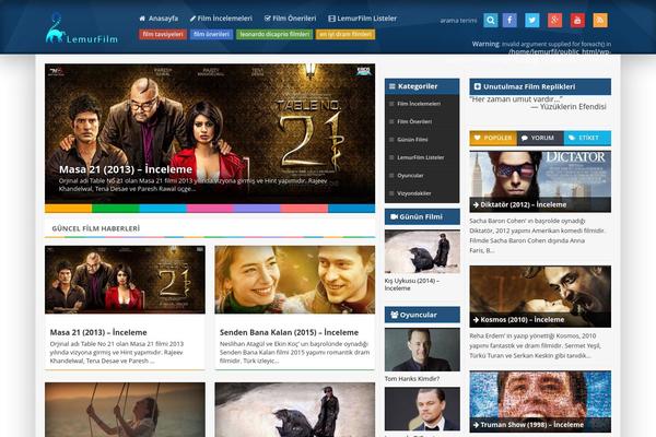 Optimablogs theme site design template sample