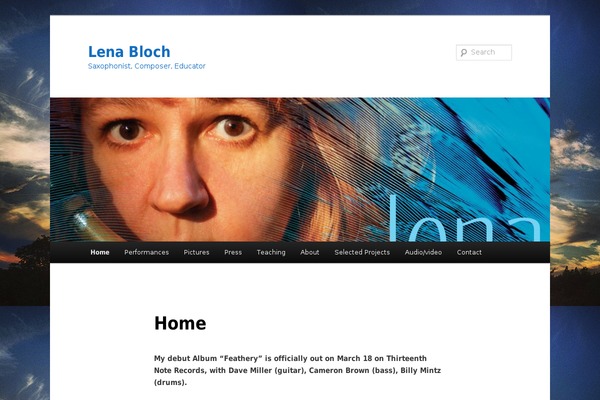 Twenty Eleven theme site design template sample