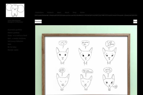 lenanicolajsen.com site used Lena