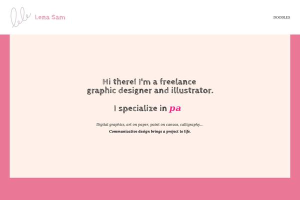 lenasam.com site used Ignis