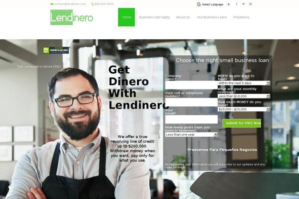 Mint theme site design template sample