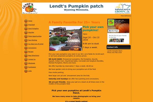 lendtspumpkinpatch.com site used Lnds
